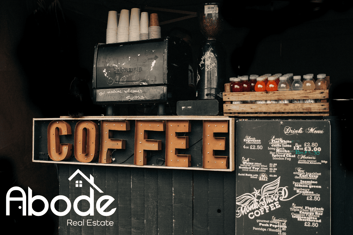 A cozy Lauderdale By The Sea coffee shop interior with inviting ambiance.